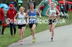 Dionne Allen (Leigh), Emma Holt (Morpeth) and Helen Singleton (Wakefield) on the 4th leg of the senior womens 6 stage relay, 2014 Northern 12 and 6 Stage Relays, Heaton Park, Manchester. Photo: David T. Hewitson/Sports for All Pics